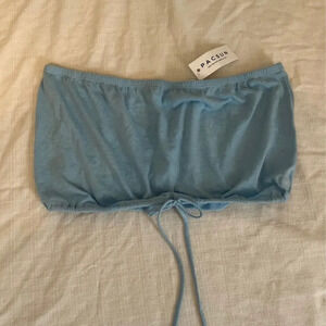 Pacsun blue tube top medium NEW NWT